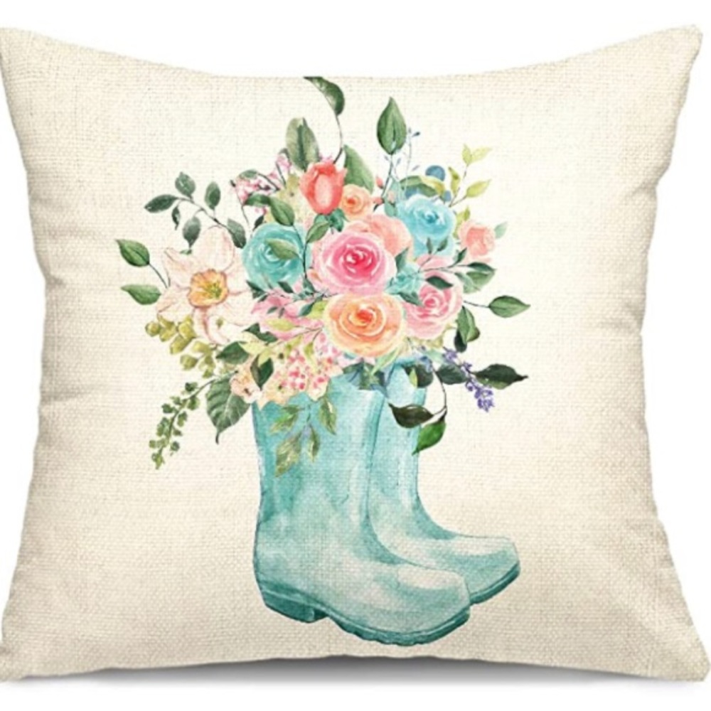 Brand New Spring Pillow Cover